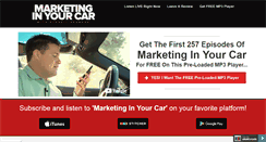 Desktop Screenshot of marketinginyourcar.com